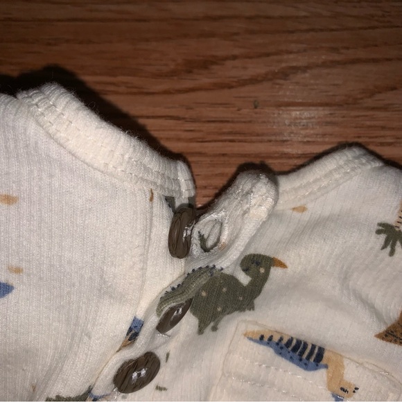 Dinosaur Printed Gender Neutral Onesie - Picture 3 of 9